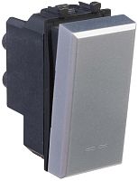 Выключатель кнопочный модульный DKC Avanti 1-кл. 1 мод. закаленная сталь картинка